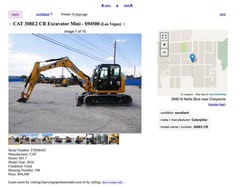 for sale. . Craigslist north dakota heavy equipment